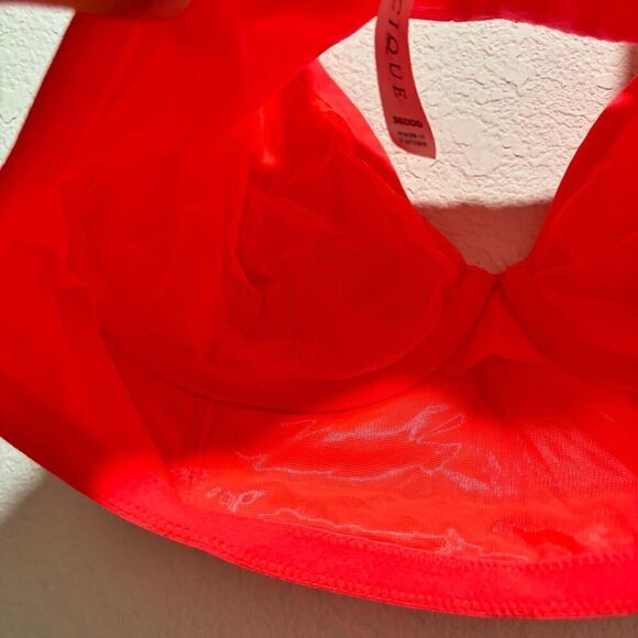 Cacique Demi Corset Longline Bra 36DDD Coral Pink Underwired Adjustable Strap - Picture 6 of 11